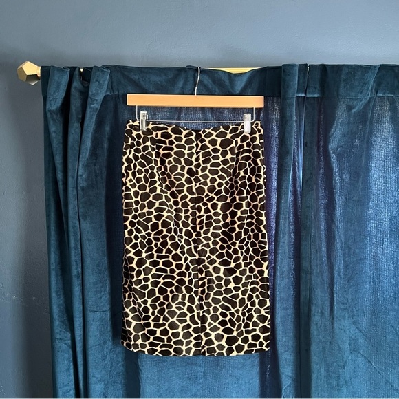 COLLECTORS Vintage Betsey Johnson Giraffe Print Skirt - Picture 1 of 12